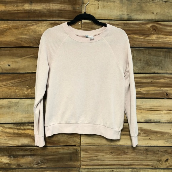 Divided Tops - Divided H&M light pink medium sweatshirt